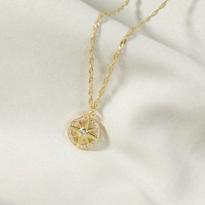 18K Gold Plated Star Pendant Necklace